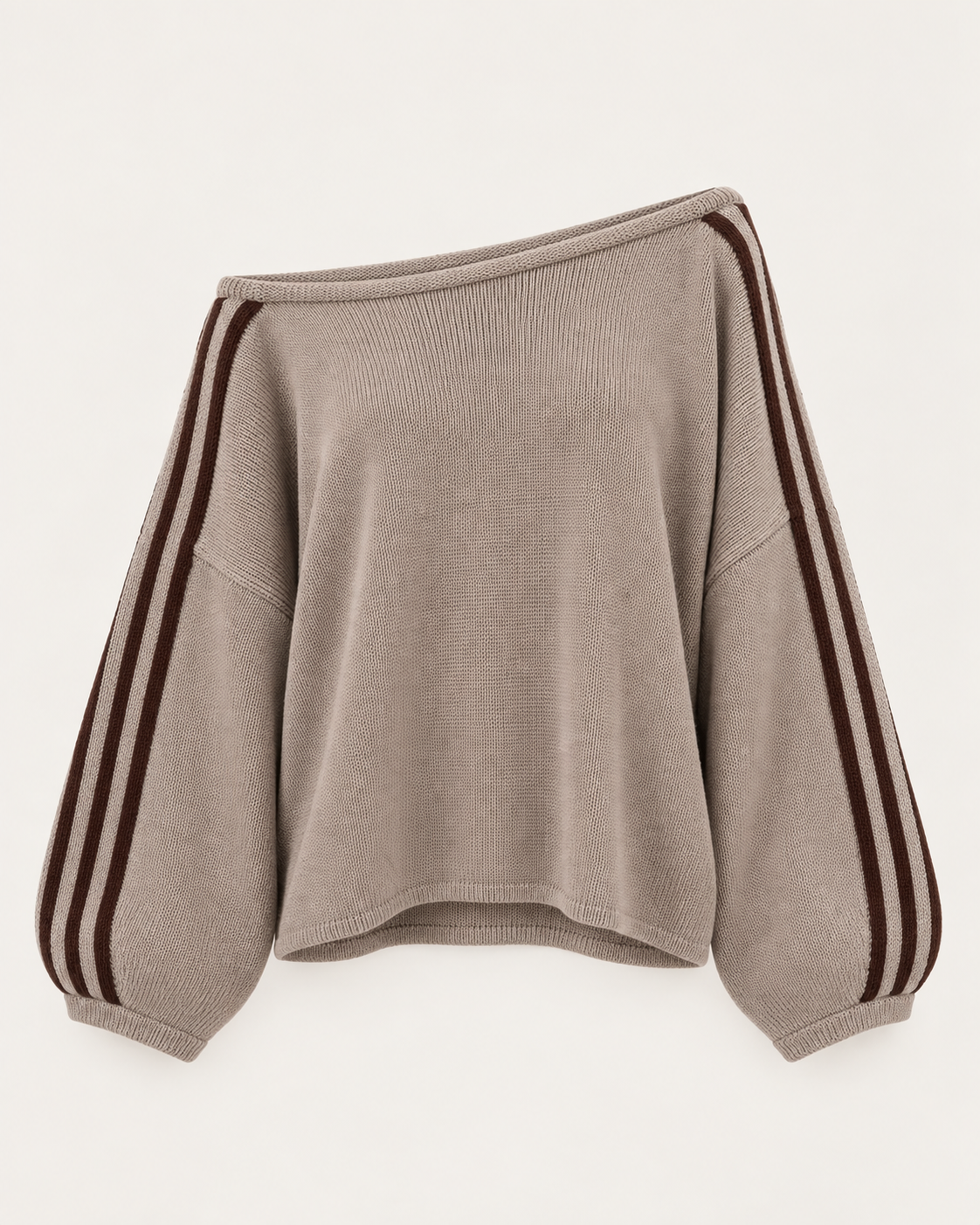 Vanmeeren™ | Off Shoulder Stripe Sweater