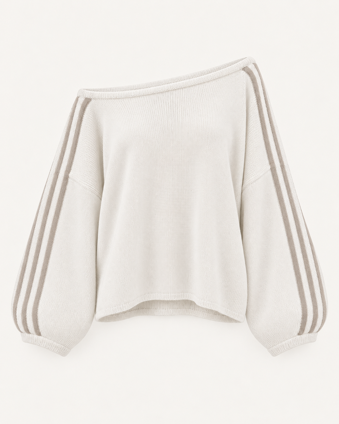 Vanmeeren™ | Off Shoulder Stripe Sweater