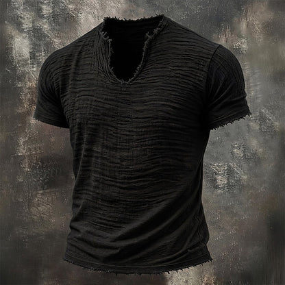 Vanmeeren™ | Vintage T-shirt Met V-hals