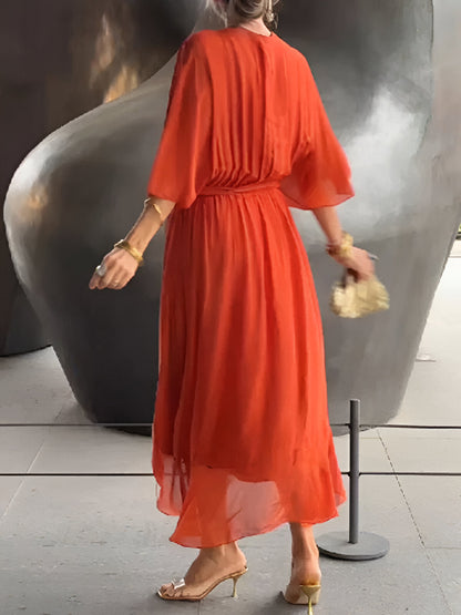 Juliette™ | Flowing V-Neck Dress