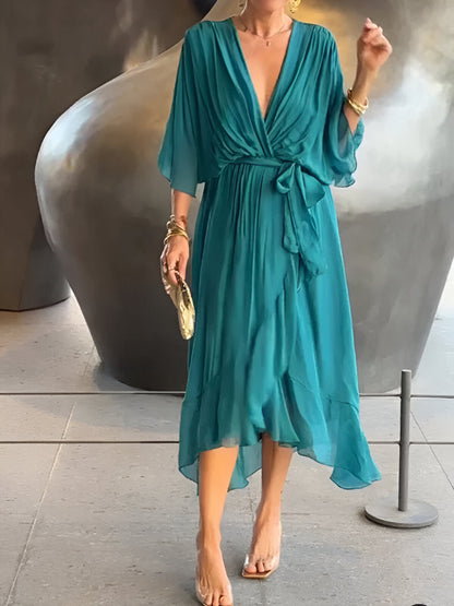 Juliette™ | Flowing V-Neck Dress