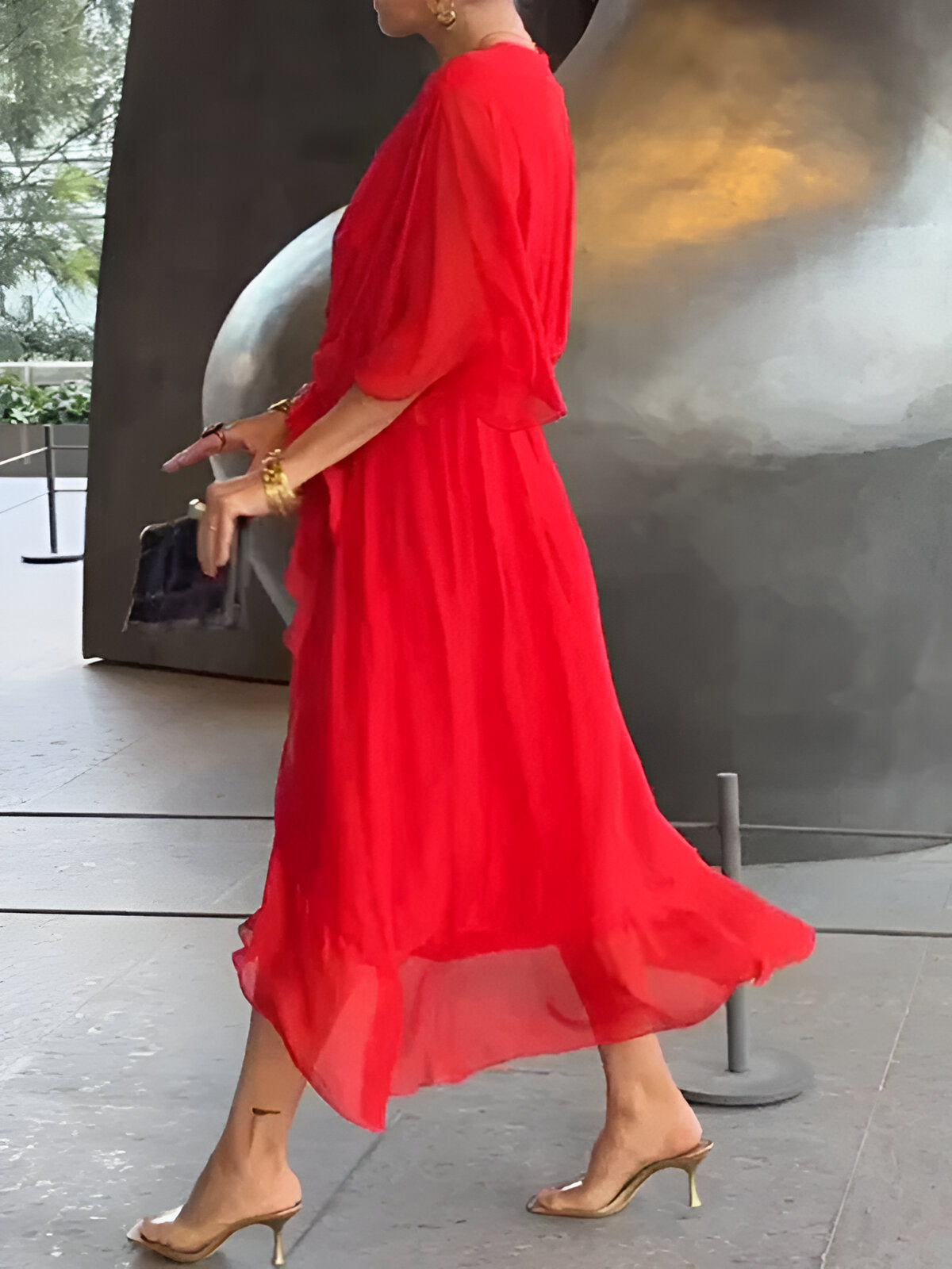 Juliette™ | Flowing V-Neck Dress