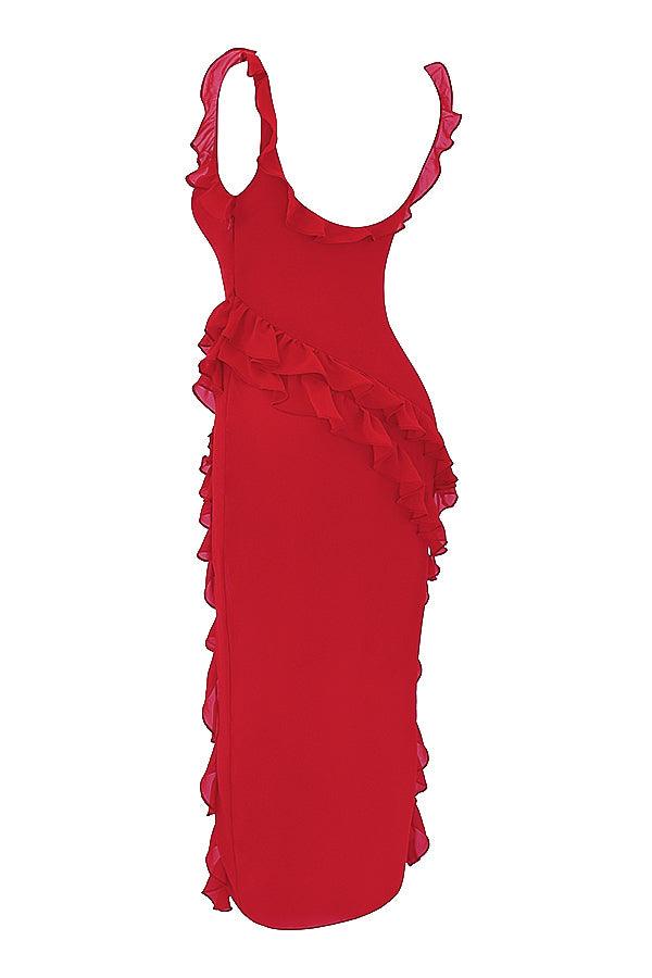 Laluna® | Maxi jurk Met Ruches