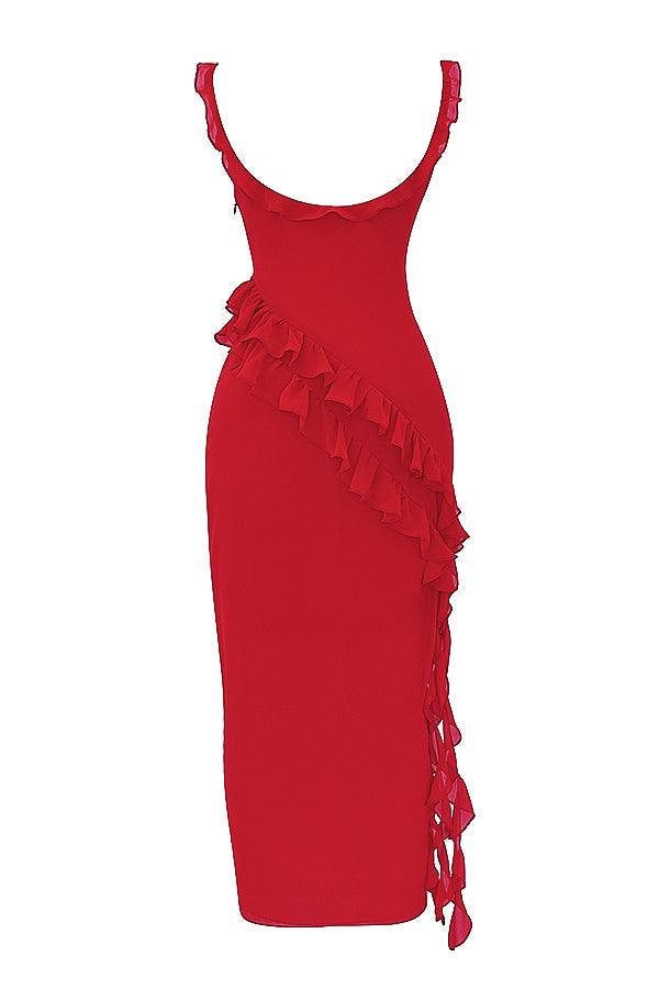 Laluna® | Maxi jurk Met Ruches