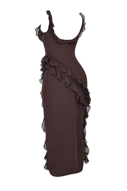 Laluna® | Maxi jurk Met Ruches