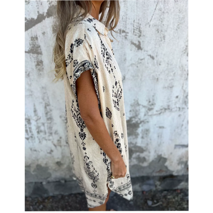 Elma™ | Boho Shirt Dress with Pockets