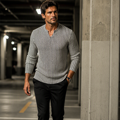 Vanmeeren™ | Moderne gebreide pullover met textuur