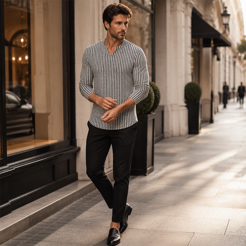 Vanmeeren™ | Moderne gebreide pullover met textuur