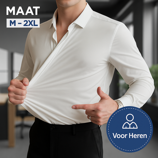 Vanmeeren™ | Kreukvrij stretchoverhemd voor heren