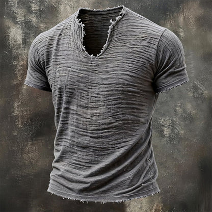 Vanmeeren™ | Vintage T-shirt Met V-hals